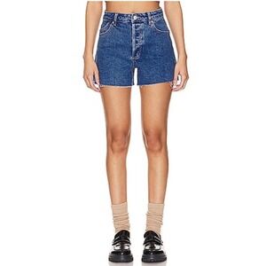 ROLLA'S Original High Rise Denim Shorts Size 31 Aussie 13 Blue Jean‎